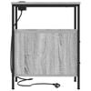 vidaXL Cabinet de chevet avec tiroir 2 pcs Gris Sonoma 30 x 48 x 61 cm