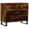 vidaXL Armoire &agrave; chaussures Ch&ecirc;ne fum&eacute; 70x36x60 cm Bois d'ing&eacute;nierie