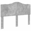 vidaXL T&ecirc;te de lit Gris b&eacute;ton Bois d'ing&eacute;nierie