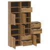 vidaXL Armoires latérales 5 pcs ODDA 40x24x79 cm bois massif pin
