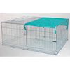 Kerbl Enclos pour petits animaux avec barri&egrave;re de fuite 144x112x60 cm