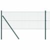 vidaXL Cl&ocirc;ture en fils soud&eacute;s pour fixation au sol 25 x 0,4 m Vert