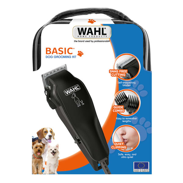 Wahl Tondeuse pour animaux de compagnie 11 pcs Basic Noir