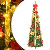 vidaXL Sapin de No&euml;l artificiel escamotable 150 LED vert 180 cm