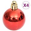 vidaXL Ensemble de boules de No&euml;l 70 pcs Dor&eacute; et rouge