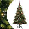 vidaXL Arbre de No&euml;l artificiel &agrave; charni&egrave;res 150 LED Vert 120 cm