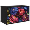 vidaXL Meuble TV mural KIEL 69 x 33 x 40 cm Ch&ecirc;ne noir