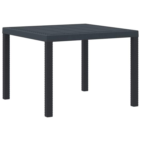 vidaXL Ensemble de salle à manger pour jardin 3 pcs Anthracite
