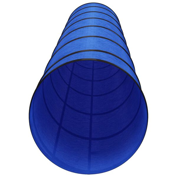 vidaXL Tunnel pour chien bleu &Oslash; 50x300 cm polyester