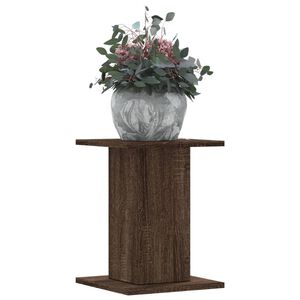 vidaXL Supports pour plantes 2 pcs ch&ecirc;ne marron bois d'ing&eacute;nierie