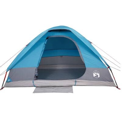 vidaXL Tente de camping à dôme 2 personnes bleu imperméable