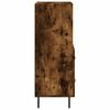 vidaXL Buffet Ch&ecirc;ne fum&eacute; 34,5x34x90 cm Bois d'ing&eacute;nierie