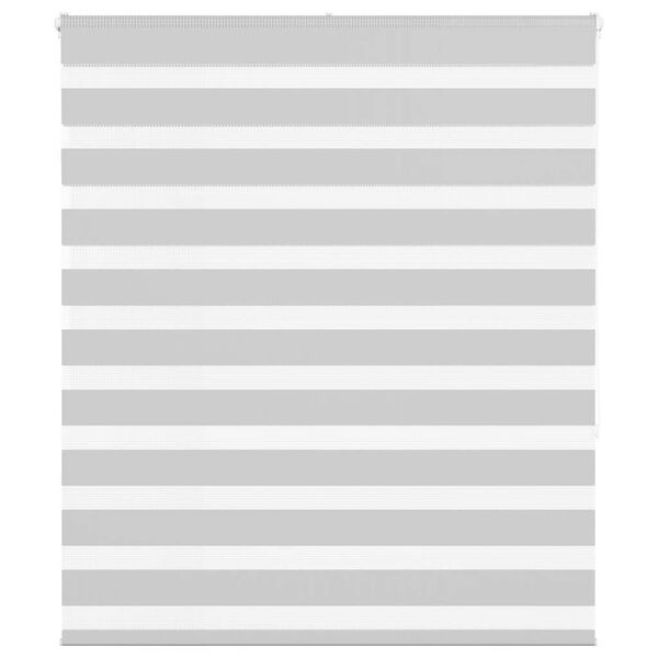 vidaXL Store zèbre gris clair largeur du tissu 130,9 cm polyester