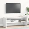 vidaXL Meuble TV Blanc 100 x 40 x 40 cm Agglom&eacute;r&eacute;