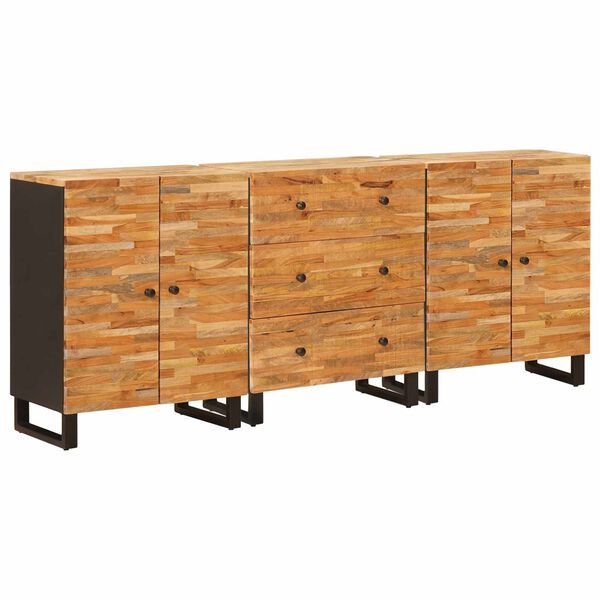 vidaXL Buffet Marron Bois de mangue massif