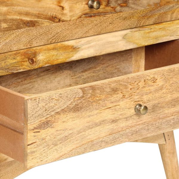 vidaXL Table de chevet 65 x 35 x 60 cm Bois de manguier massif