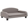 vidaXL Canap&eacute; pour enfants taupe 70x45x30 cm tissu
