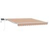 vidaXL Auvent r&eacute;tractable Multicolore 300 x 250 cm Tissu et Aluminium