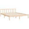 vidaXL Cadre de lit sans matelas 160x200 cm bois massif de pin