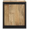 vidaXL Table de chevet 40x35x40 cm bois massif de manguier brut