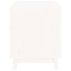 vidaXL Niche pour chien Blanc 70x50x62 cm Bois de pin massif
