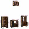 vidaXL Ensemble de mobilier de salle de bain 4 pcs Bois Recycl&eacute; Solide