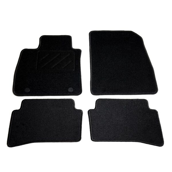 vidaXL Ensemble de tapis de voiture 4 pcs pour Renault Clio