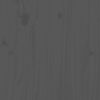 vidaXL Canap&eacute;s centraux de jardin 2 pcs gris bois de pin massif
