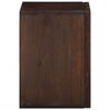vidaXL Armoire murale de salle de bain 38x34x48cm brun manguier massif