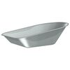 vidaXL Remplacement du plateau de brouette Argent&eacute; 90 x 63 x 28 cm