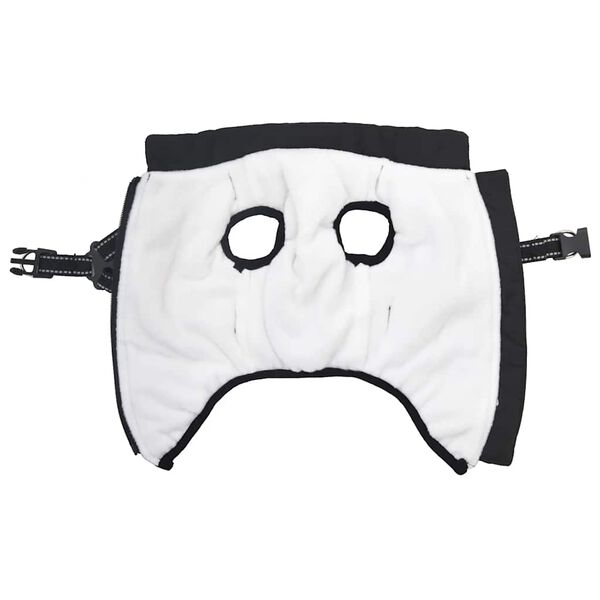 vidaXL Manteau pour chiens avec harnais imperm&eacute;able r&eacute;fl&eacute;chissant L28