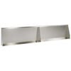 vidaXL Mur de sout&egrave;nement 2 pc 100 x 12 x 50 cm Acier inoxydable