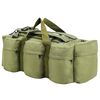 vidaXL Sac de sport style militaire 3-en-1 45 L Vert olive