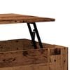 vidaXL Table basse vieux bois 79x49x41 cm bois d'ing&eacute;nierie
