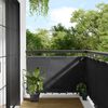vidaXL &Eacute;cran de balcon anthracite 90x1000 cm 100% polyester oxford