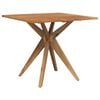 vidaXL Table de jardin carr&eacute;e 85x85x75 cm bois d'acacia solide