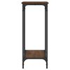 vidaXL Table console chêne marron 75x30,5x75 cm bois d'ingénierie