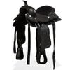 vidaXL Selle, bridon et col de poitrine Cuir v&eacute;ritable 12 po Noir
