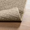 vidaXL Tapis ZIZUR beige 80x150 cm aspect de jute int&eacute;rieur ext&eacute;rieur