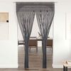vidaXL Rideau en macramé Anthracite 140x240 cm Coton