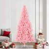 vidaXL Sapin de No&euml;l avec 300 LED avec support Rose 240 cm PVC
