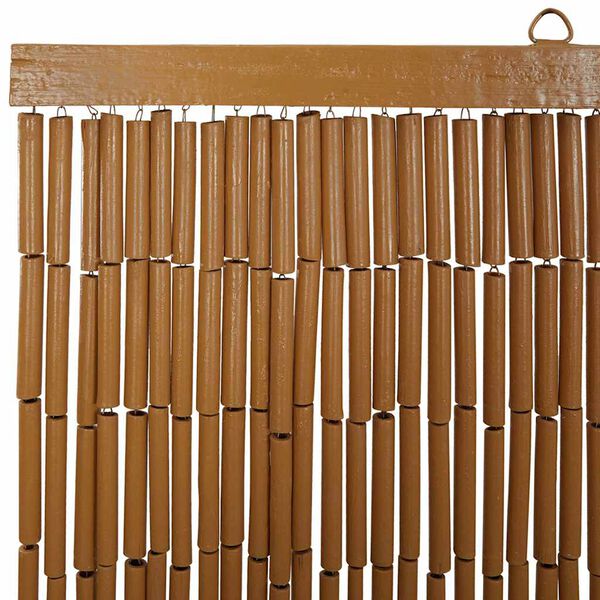 VidaXL Rideau anti-insectes imprim&eacute; palmier 100x200 cm bambou