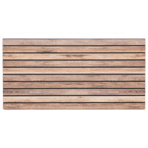 vidaXL Panneaux muraux 3D 5 pcs marron clair 100x50 cm EPS