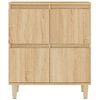 vidaXL Buffets 3 pcs ch&ecirc;ne sonoma 60x35x70 cm bois d'ing&eacute;nierie