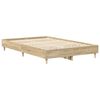 vidaXL Cadre de lit sans matelas ch&ecirc;ne sonoma 120x200 cm