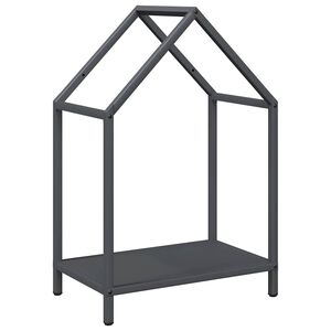 vidaXL Portant de bois chauffage anthracite 40x25x60 cm