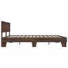vidaXL Cadre de lit sans matelas ch&ecirc;ne marron 180x200 cm
