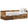 vidaXL Lit d'appoint Bois Ancien 90 x 190 cm Bois d'ing&eacute;nierie