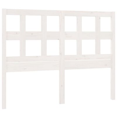 vidaXL Tête de lit Blanc 155,5x4x100 cm Bois massif de pin