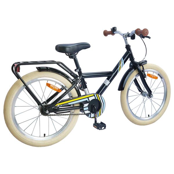 vidaXL V&eacute;lo pour Enfants 24 Pouces pour les 8-12 ans Noir